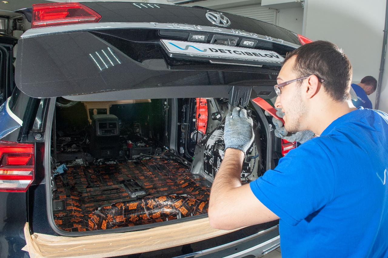 Шумоизоляция багажника Volkswagen Teramont